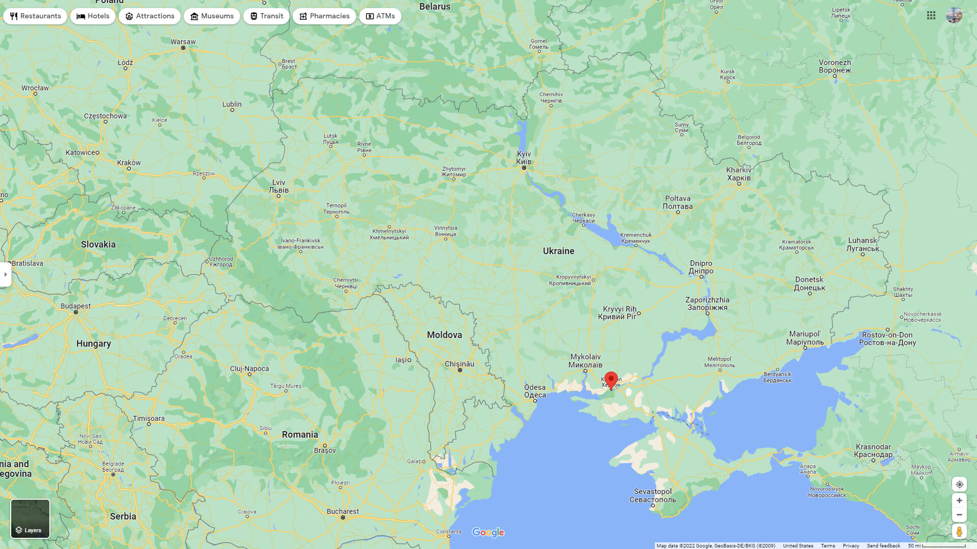 Où est Kherson en Ukraine
